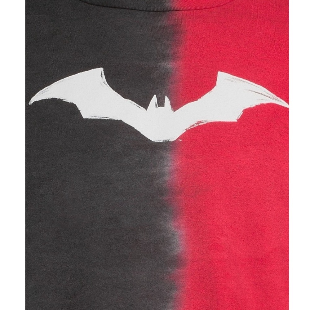 Men’s Batman Split Tie Dye Graphic T-Shirt Size Small NWT - Picture 2 of 6